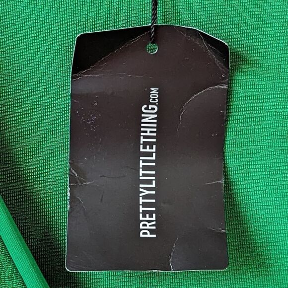 PLT Plus Size Ring Detail Drape Thigh Split Maxi Dress 24 US NWT - Picture 13 of 15